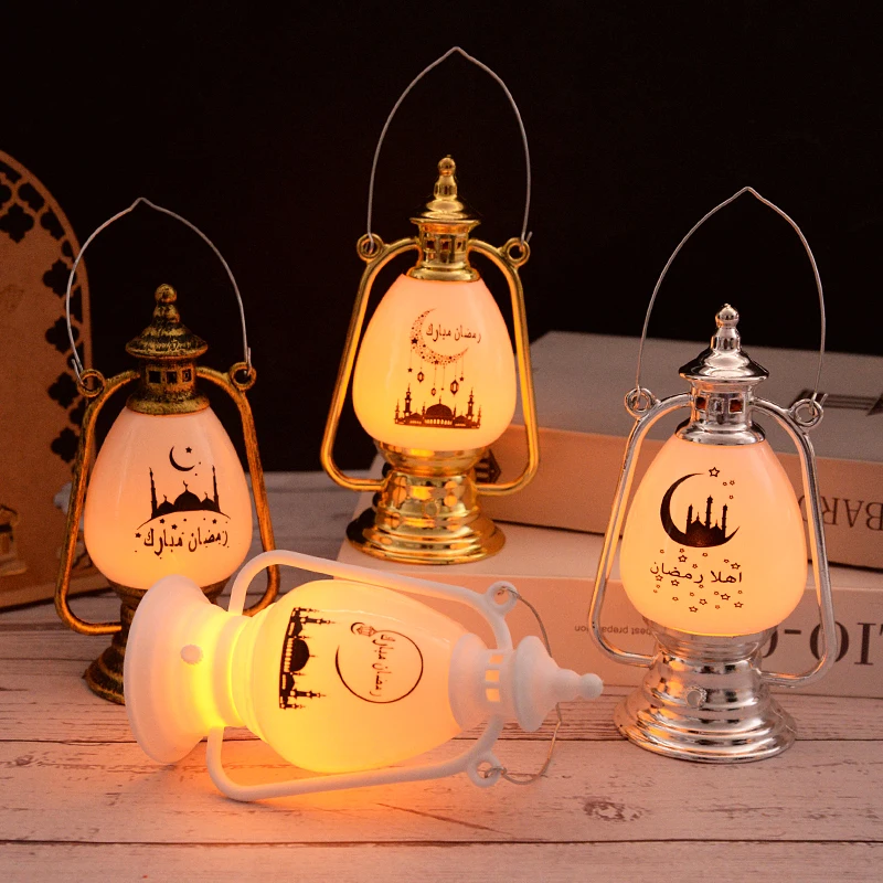 Eid mubarak Hurricane Lamp Retro Coal Oil Windproof Lamp Eid Al Fitr Mosque Decor Islamic Ramadan Kareem Festival Party Supplies