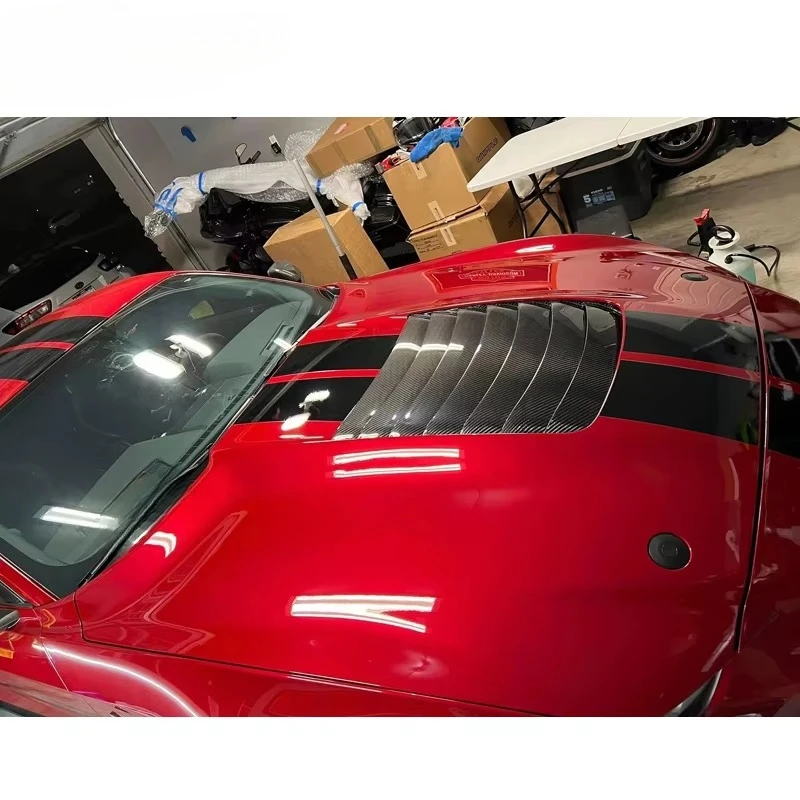 High Quality Car Engine Cover Hoods Carbon Fiber Bonnets for Ford Mustang 2015 - 2017