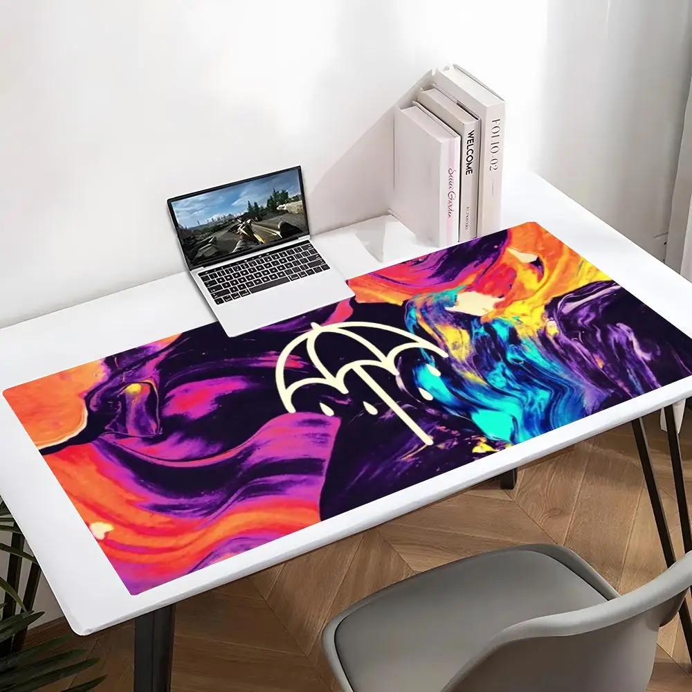 

Bring Me To The Horizon Mouse Pad Desk Pad Big Mouse Mat Fabric Table Mats Rubber Mat Mousepad Office Carpet for Computer Table