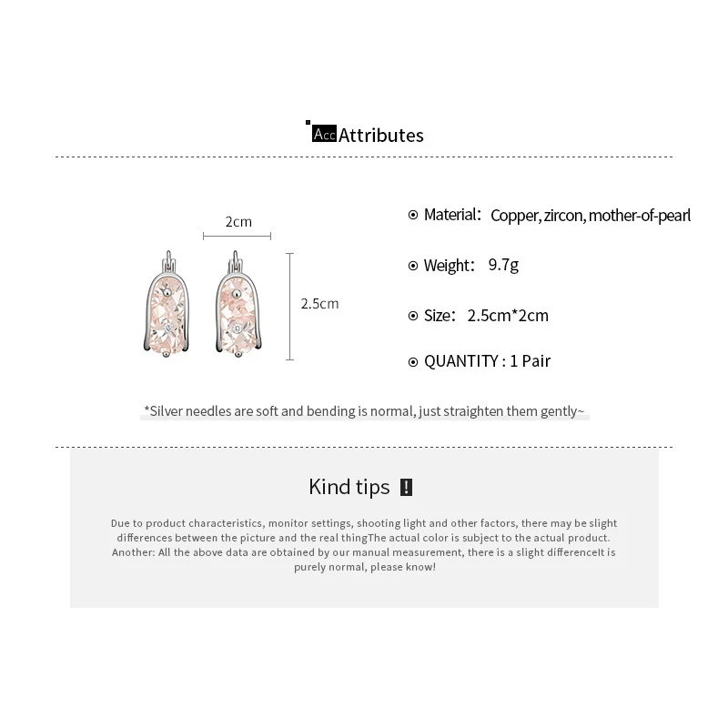 High Appearance Korean Ins Simple Silver Needle Ear Buckle Women'S New Style Temperament Versatile Sweet Elegant Light Luxury
