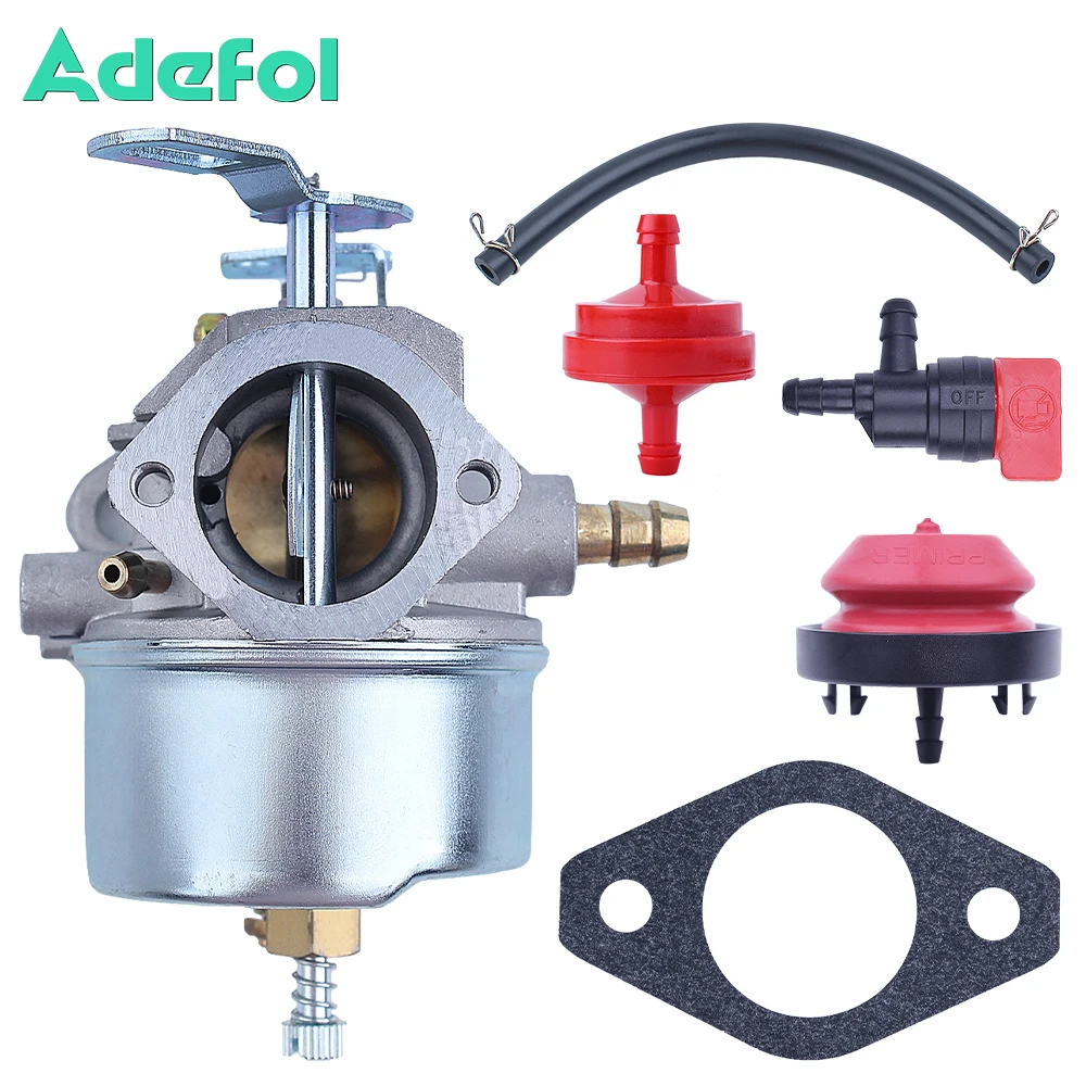 

Carburetor Carb For Tecumseh 632334A 632111 HM70 HM80 HMSK80 HMSK90 Snow Blower Fuel Filter Bulb Primer Fuel Valve Fuel Line