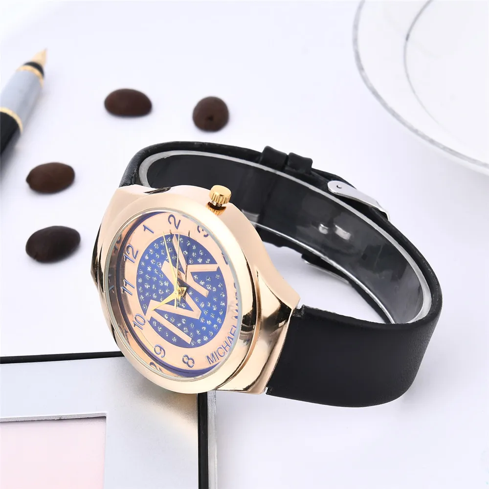 นาฬิกาควอตซ์แฟชั่นสำหรับผู้หญิงสายรัดซิลิโคนนาฬิกาผู้หญิง TVK หน้าปัดเป็นของขวัญ