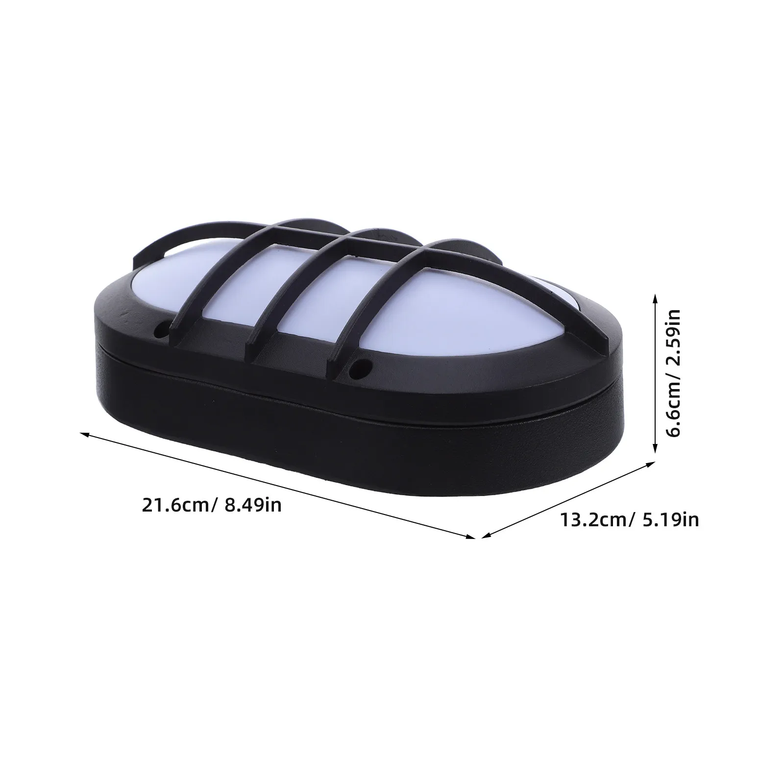 Waterproof Wall Mounted Lamp Shade Aluminum Plastic Explosion-Proof Modern Decorative Light Cover for Bathroom Kitchen Outdoor