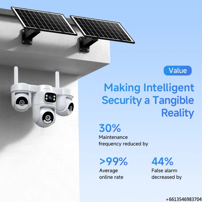 Vstarcam AG623FR 4G Solar PTZ Camera 12MP CMOS Sensor IP66 Waterproof 12000mAh Battery 6 Motors Outdoor Surveillance