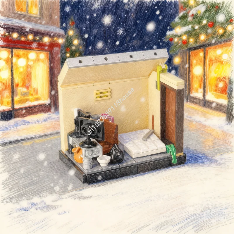 

215pcs MOC City Asmongold S Room Model Building Blocks Construction DIY Toys Creative Idea Christmas Gifts Education Kids Brick