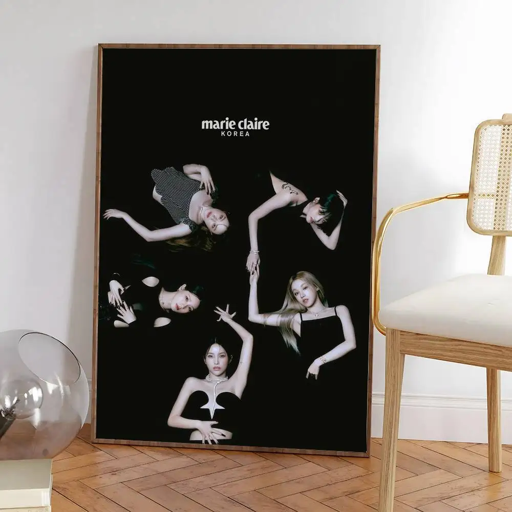 Kpop(G)I-DLE Gidle ملصق HD ديكور المنزل لزجة جدار مقاوم للماء غرفة المعيشة المنزلي بار ديكور جمالي #6