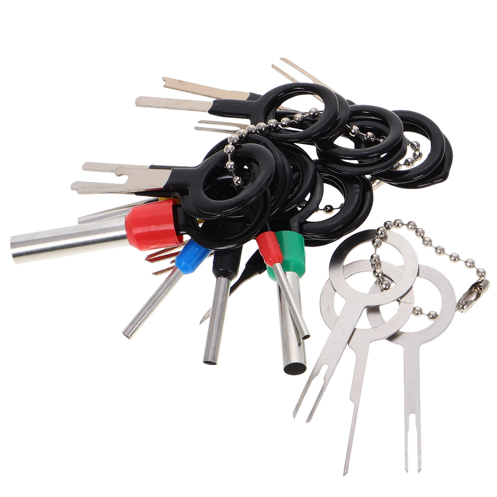 

21Pcs Terminal Removal Tool Depinning Tool Kit Electrical Connector Pin Extractor Automotive Electrical Repair Set