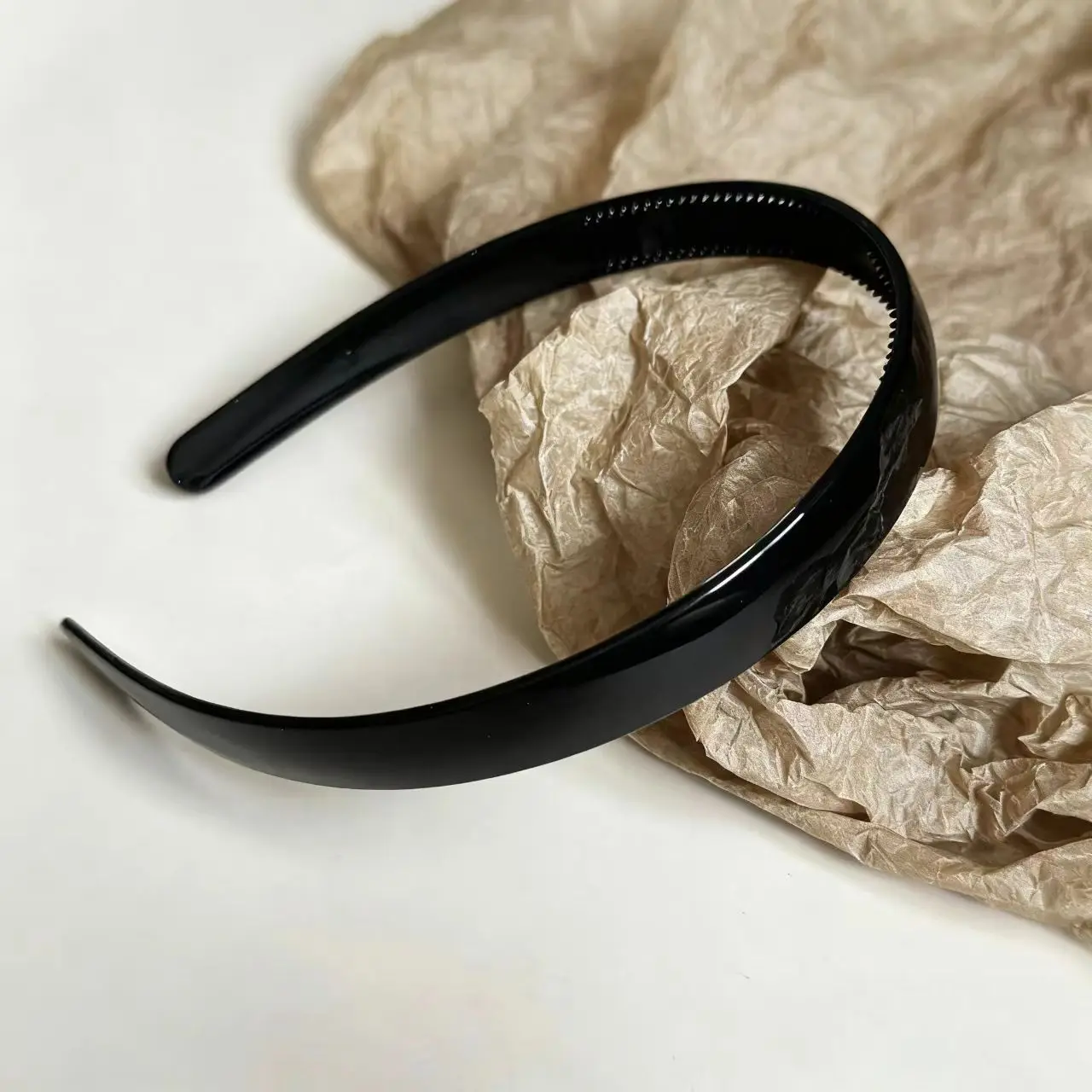 1 Stück Damen-Acryl-Haar-Stirnbänder – Schildpatt-Stile, rutschfest, elegant für den Alltag, Party, Vintage-inspirierte Haar-Accessoires – Detail 2