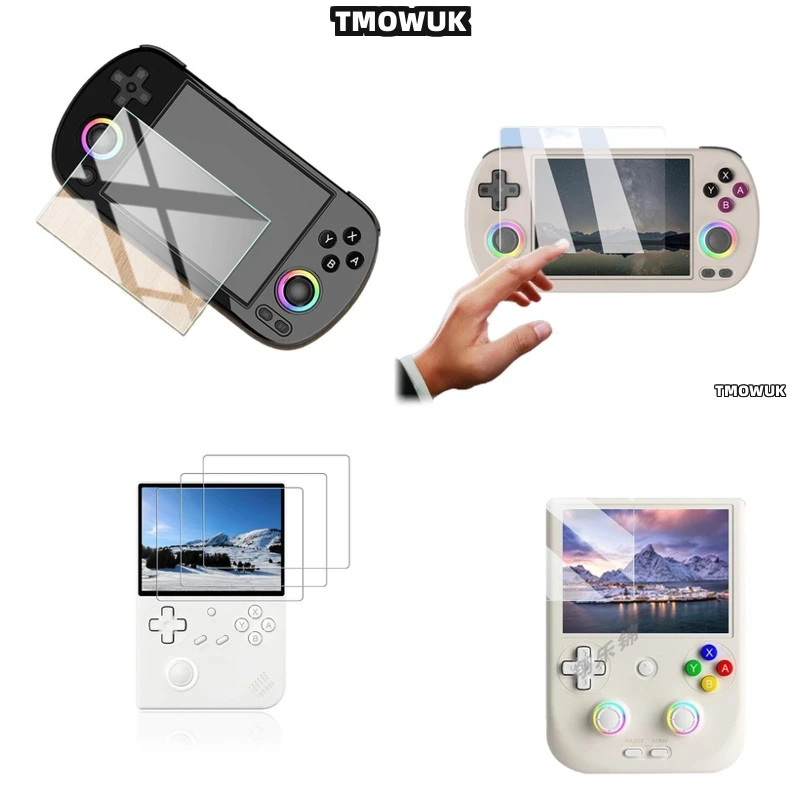 

​​For ANBERNIC RG40 XXV RG40 XXH RG406V Bubble-Free Screen Protector Glass, 9H Tempered HD Clarity​​