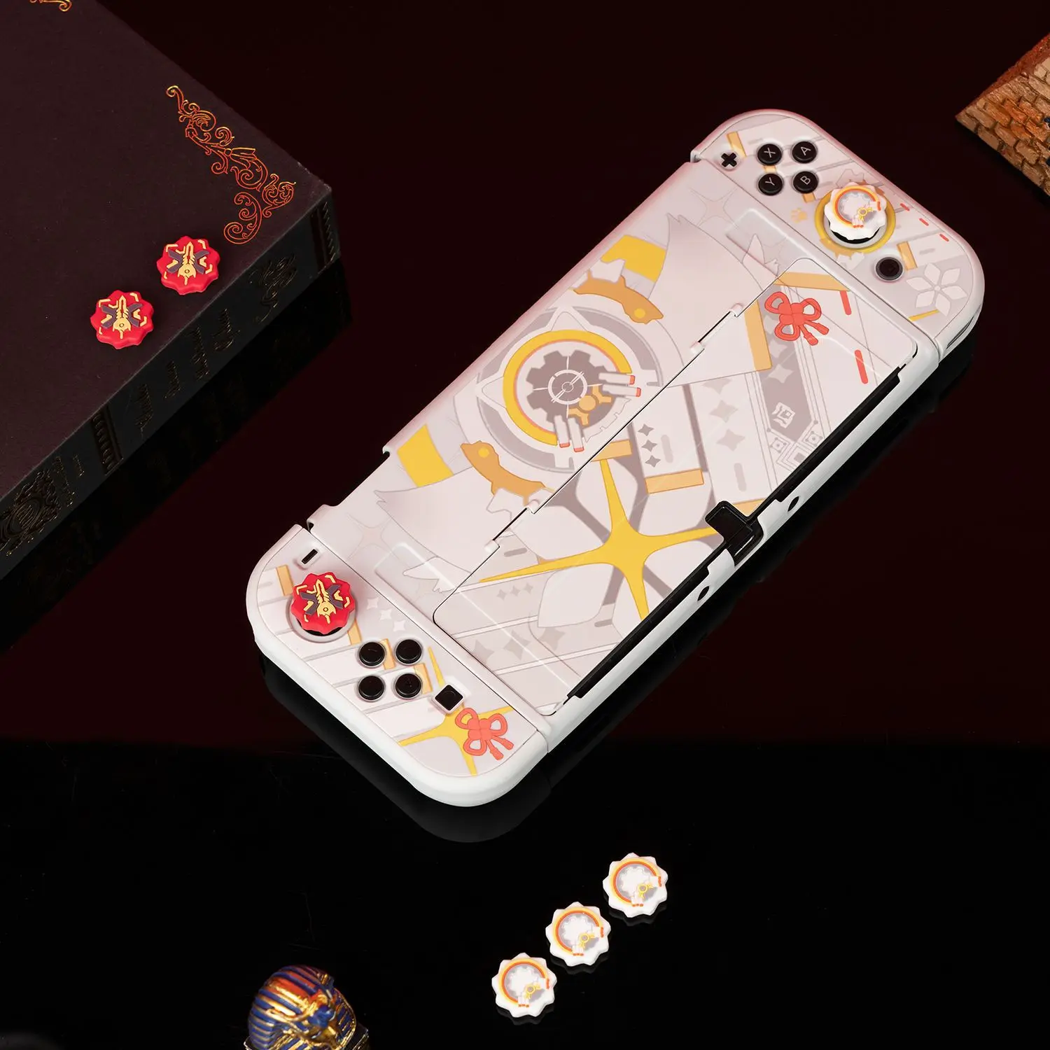 ร้อนเกมซิลิโคน Thumbstick นุ่มจอยสติ๊กสำหรับ Nintendo สวิทช์ Oled NS Lite Joy-Con Controller Thumb Stick grip Cap