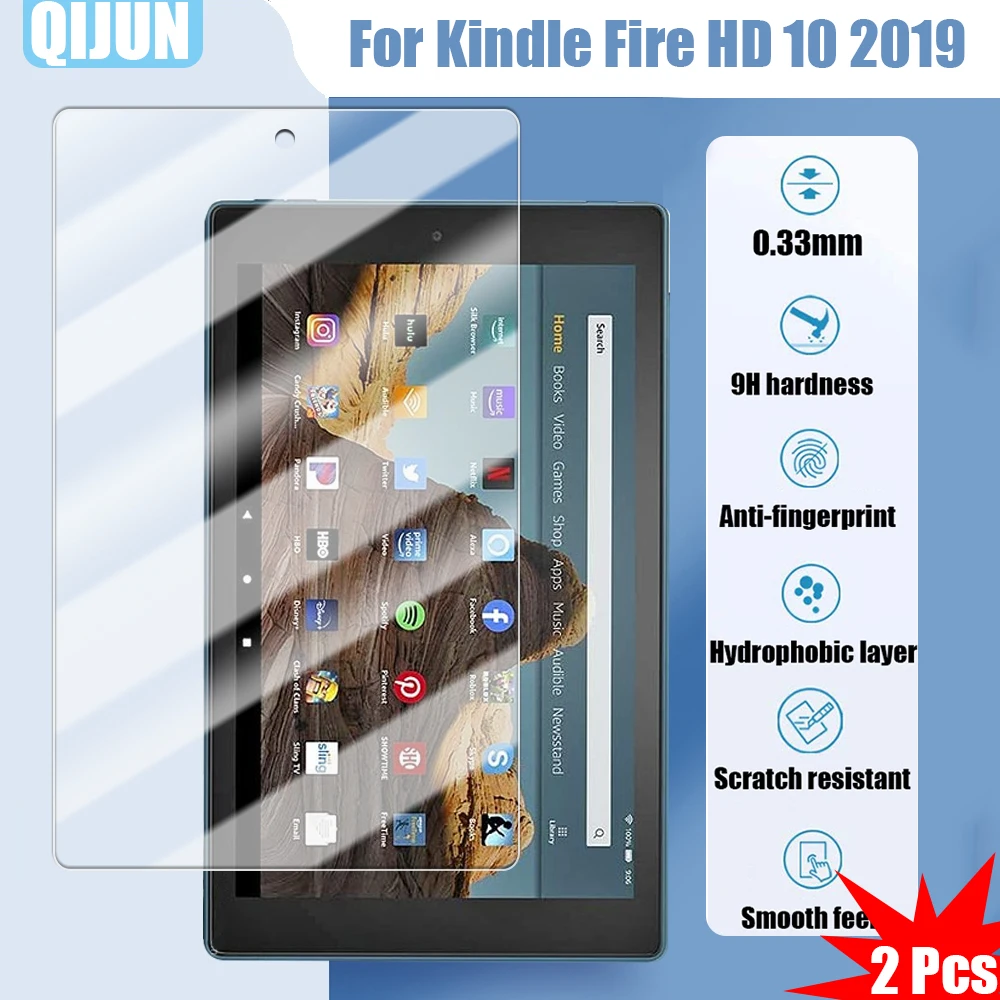 Tablet glass for Kindle Fire HD 10 2019 10.1