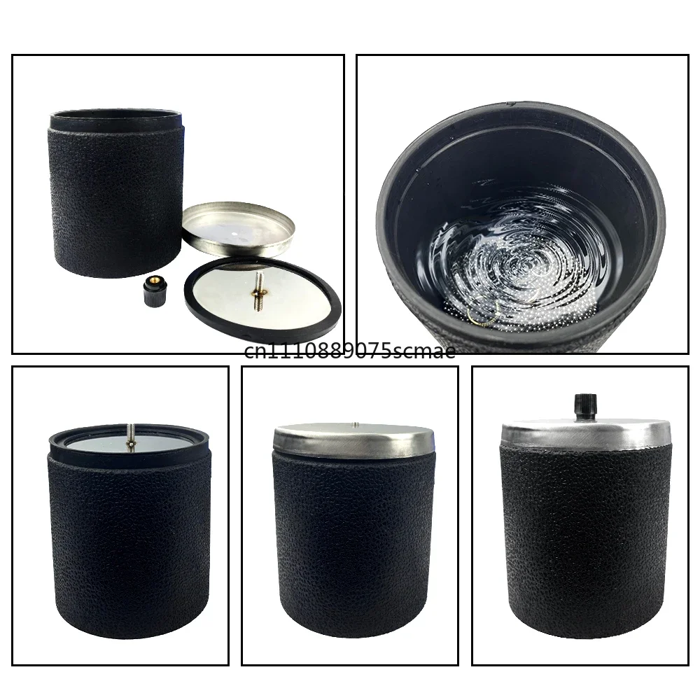 Benchtop Mini Drum Grinding Machine 220V Rotary Barrel Tumbler Polisher for Jewelry, Rocks, and Small Items, 1.5kg Capacity