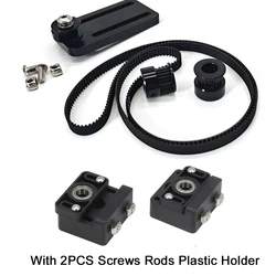 Upgrade Dual Z Axis Belt Thread Rods Holder DIY Kit for Creality Ender 3 Ender 3s Pro CR10 CR10S 3D Printer Parts