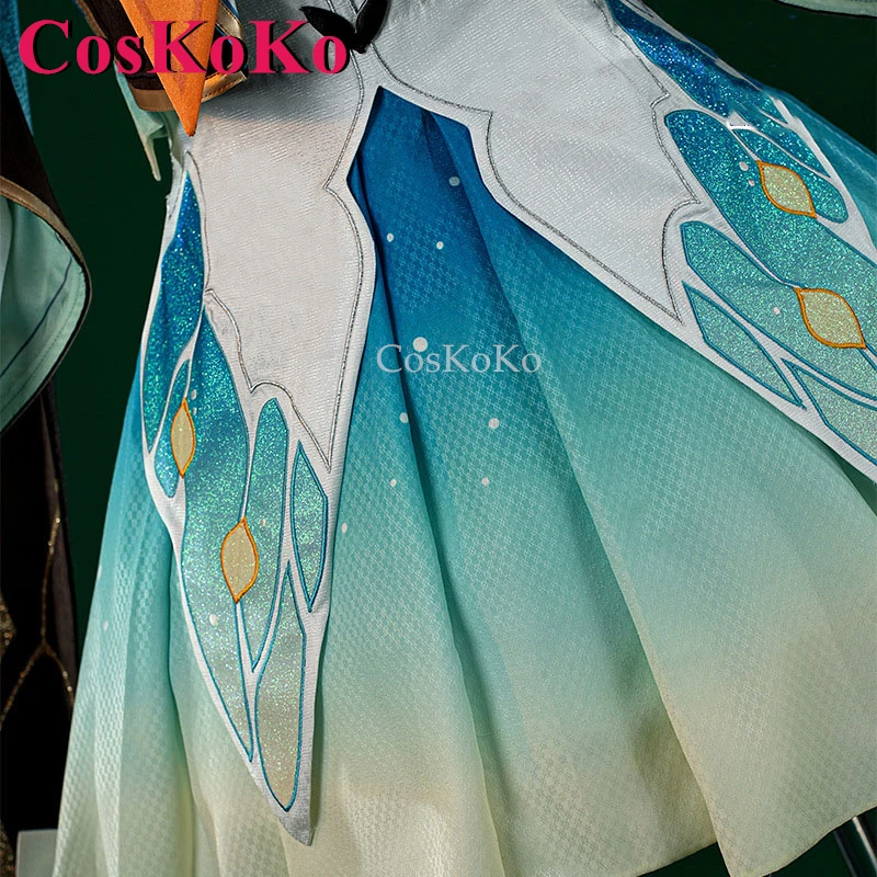 CosKoKo disfraz de juego de Cosplay de luciérnaga, Honkai: Star Rail, uniforme dulce y elegante, vestido encantador, ropa de juego de rol para fiesta de Halloween, S-XXL