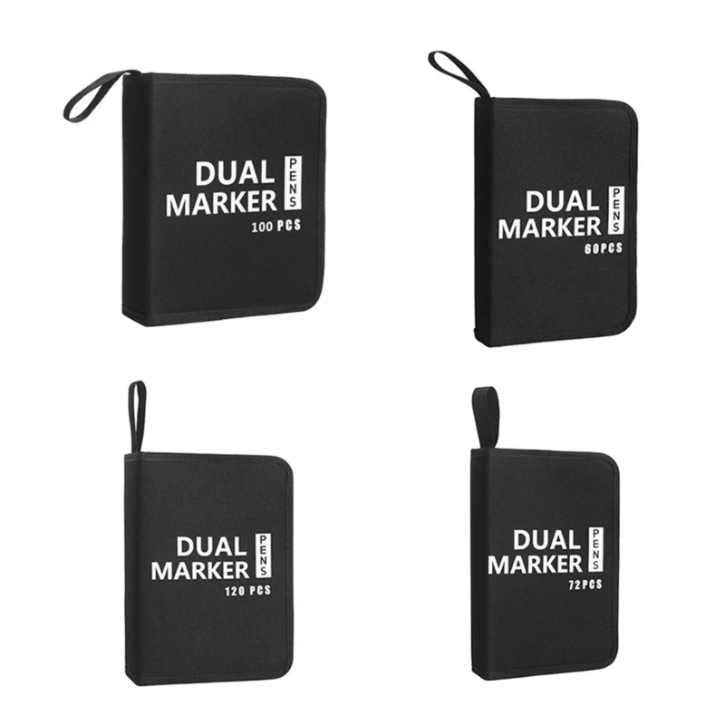 

High Capacity Coloring Pencil Case 60/72/100/120 Slot Coloring Pencil Organizers 601E