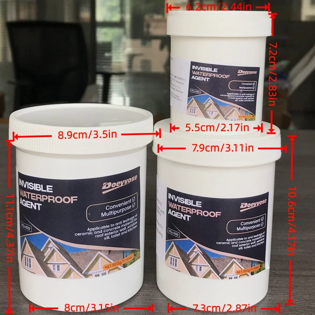 500g，300g，100g Super Transparent  Waterproof Coating Sealant  For Home Roof Bathroom  Leak Repair