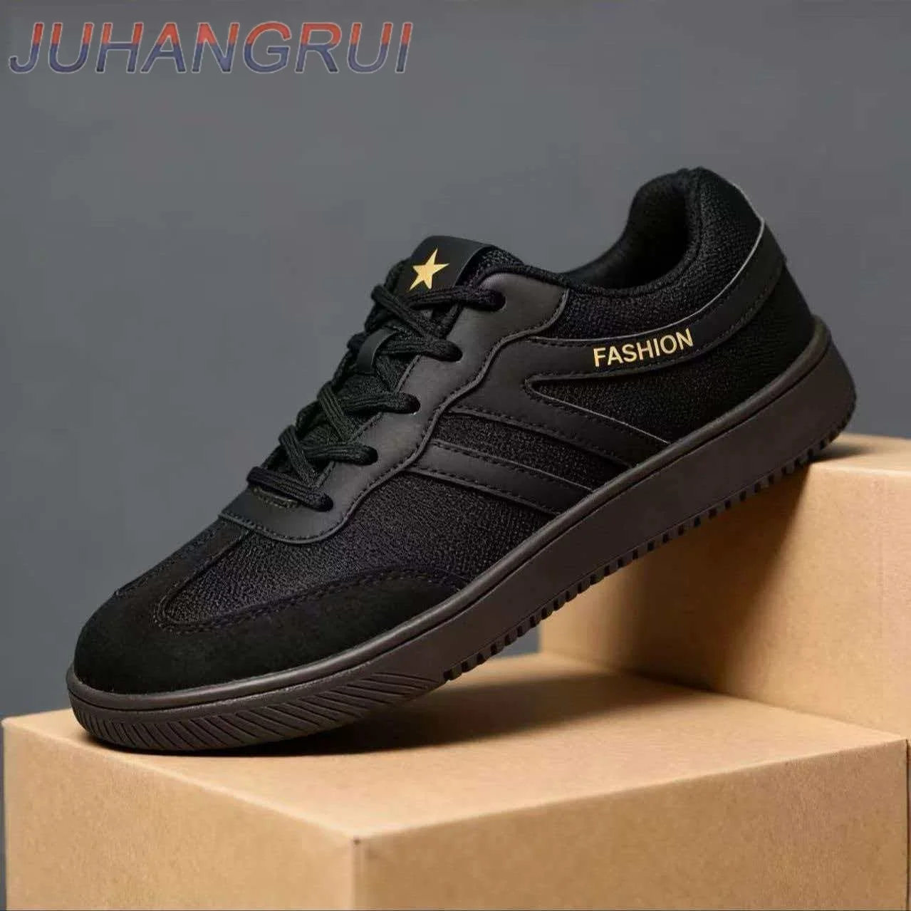 Unisex Wide Toe Shoes Artificial Leather Sneakers Casual Lace Up Retro Fashion Shoe for Women Men Minimalist Casual Walking Shoe