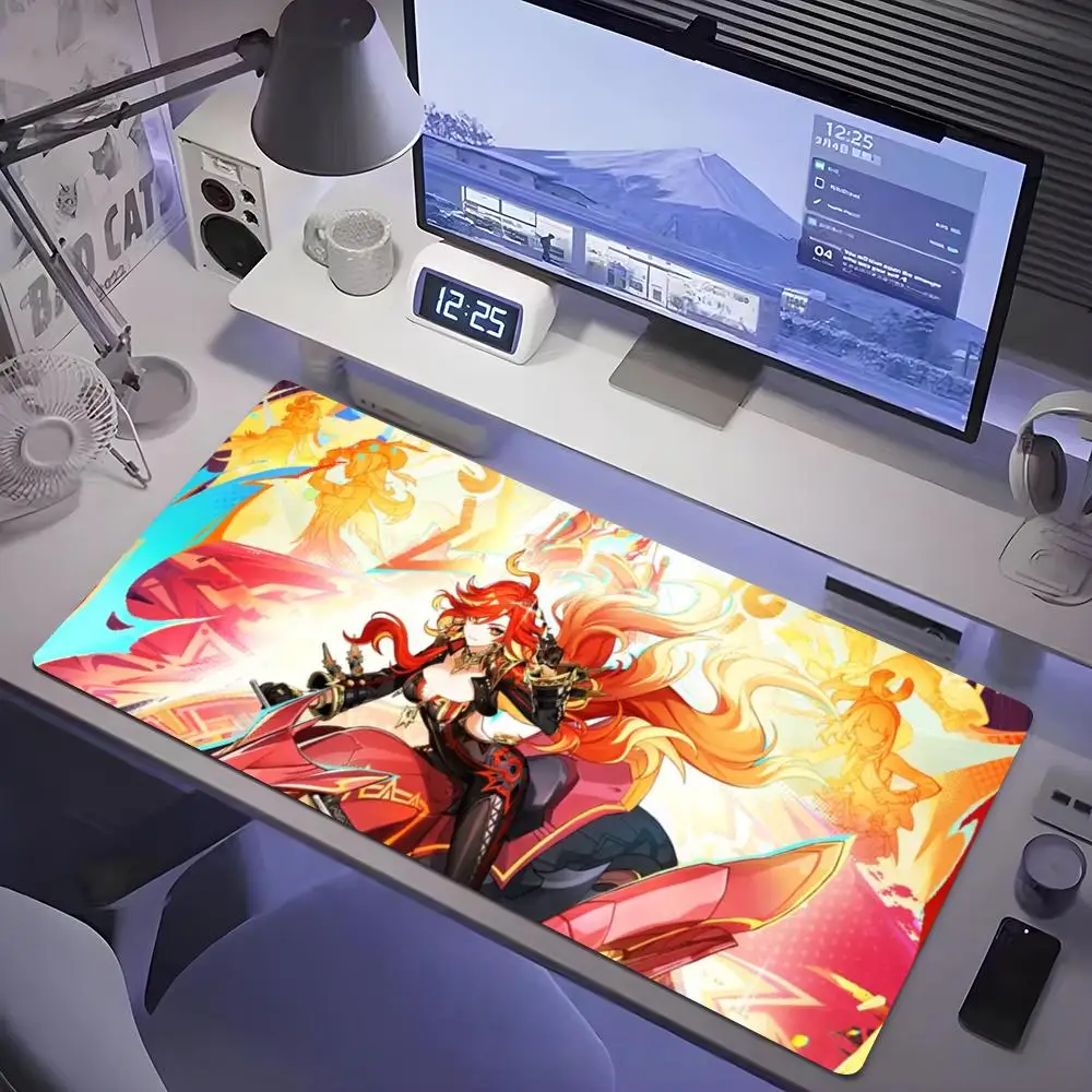 

mavuika Mouse Pad Tablet mouse Pad Laptop xl desktop mouse pad, cute HD Rainbow Gaming keyboard pad, csgo Player, 90x40