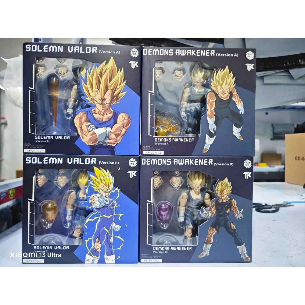 

In Stock Black Hole Toys&TK Dragon Ball Anime Figure SHF SSJ Majin Vegeta Full Power Action Figures Collectible Model Gifts Toy