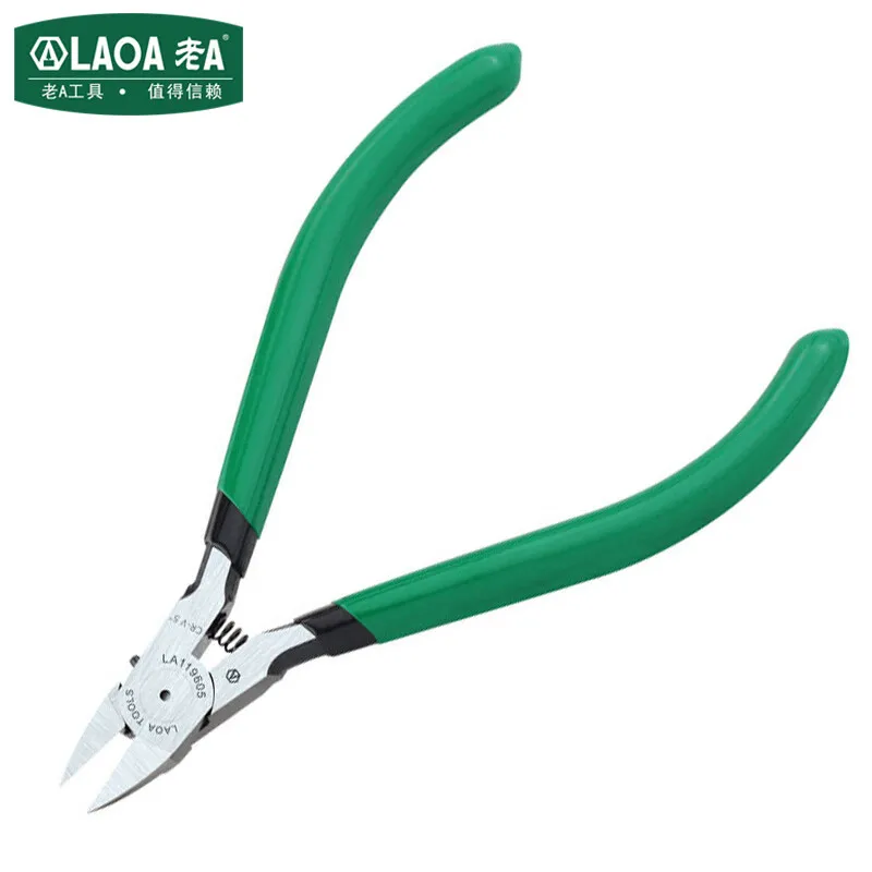 LAOA  Japanese-style chrome vanadium steel precision diagonal pliers model electrician's scissors diagonal pliers 5-inch