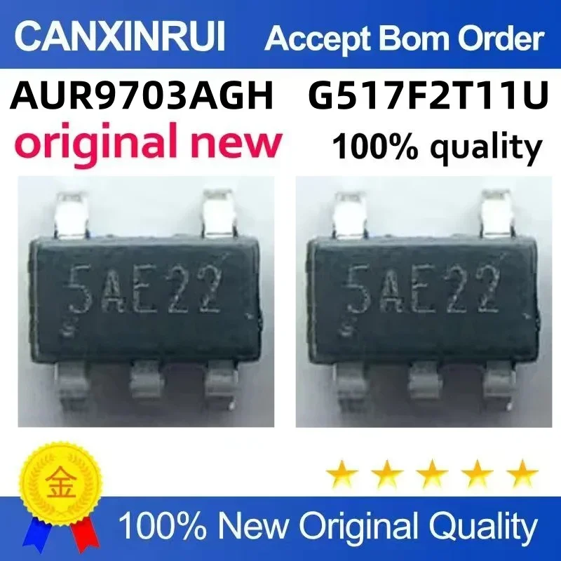

(5 pieces) Brand new original G517F2T11U silk screen printing 5AF27 AUR9703 AUR9703AGH A14C 5-pin