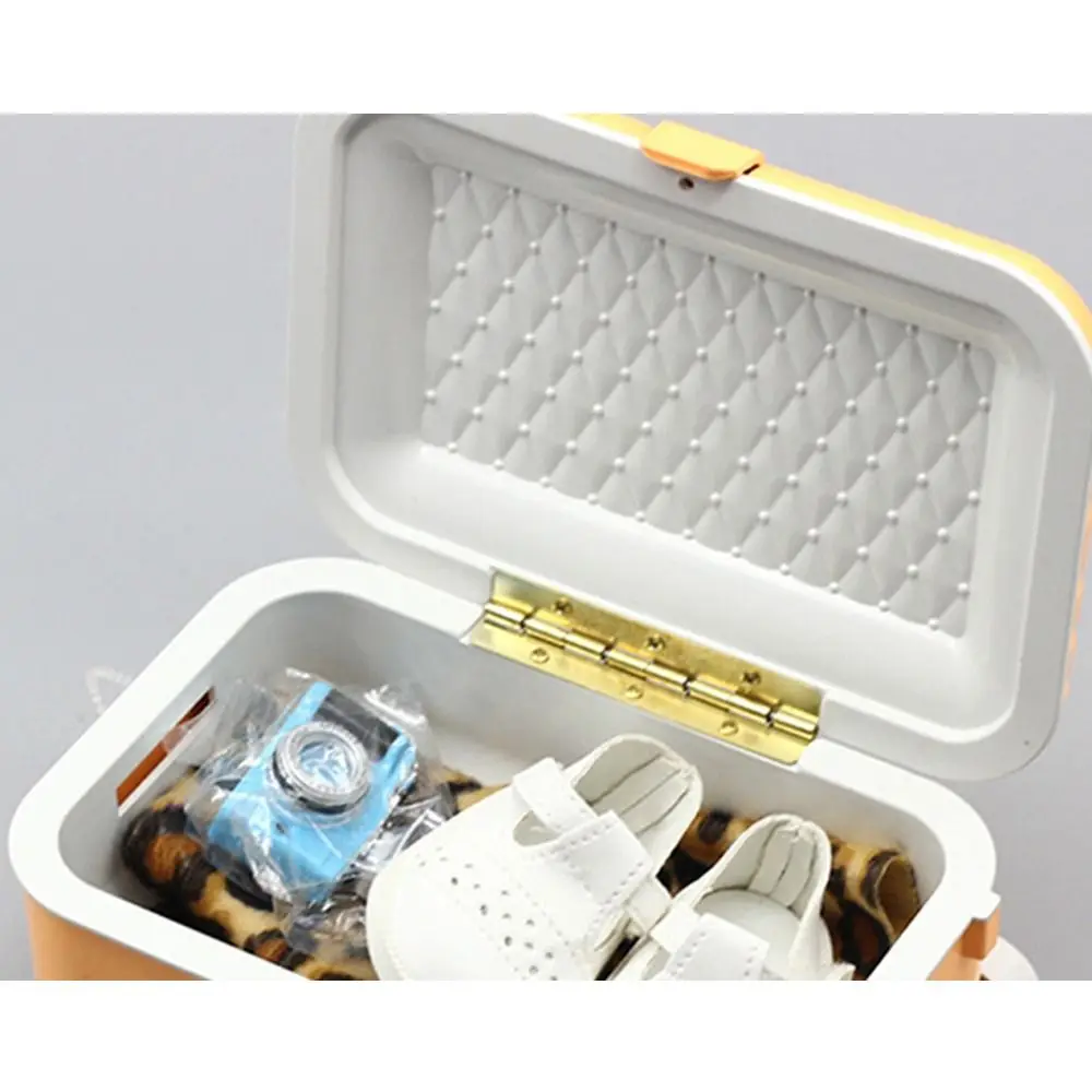 

Toy Accessories Mini Rolling Luggage Miniature Trolley Suitcase Travel Case For 1/4 1/6 Dolls