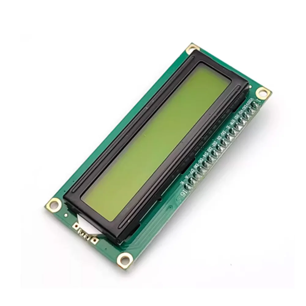 

LCD1602 Модуль ЖК-дисплея желто-зеленый экран Однокристальный микрокомпьютер I2C PCF8574T