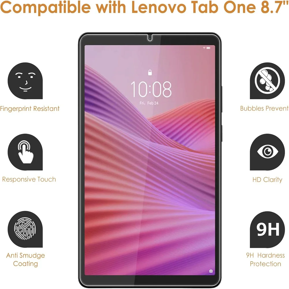 1 PCS Tempered Glass Screen Protector For Lenovo Tab K9 2025 Tab One 8.7 Inch TB-305 TB305FU Anti-Scratch Tablet Protective Film