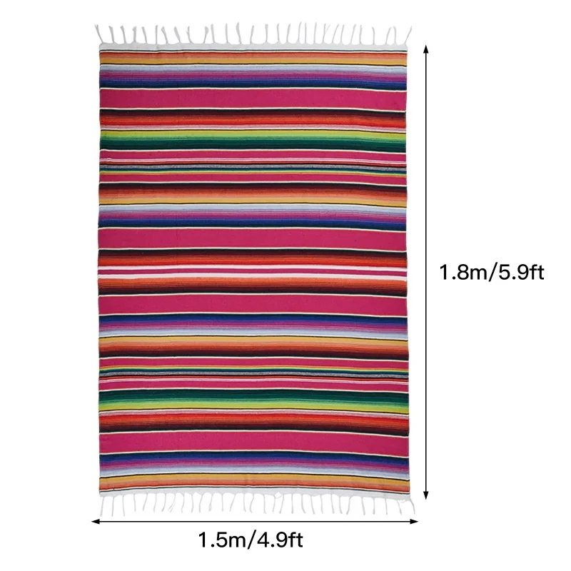 Mexican Party Table Flag Table Flag Blanket American Style Tablecloth Beach Mat Beach Blanket - view 2