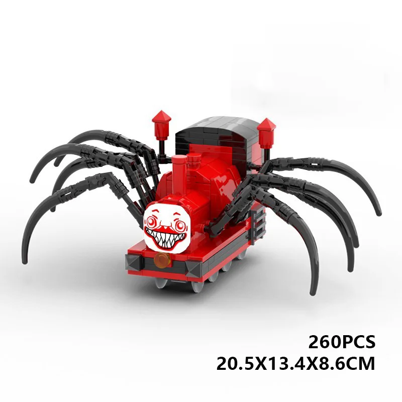 Klocki konstrukcyjne Ipuranol MOC kompatybilne z figurkami peryferyjnymi LEGO, gra wariant Charles Little Train EXE