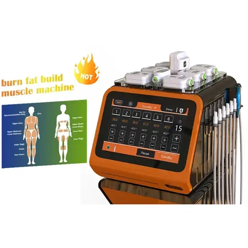 EMSLIM-máquina portátil para esculpir el cuerpo, dispositivo para rejuvenecimiento y modelado corporal, con 8 asas, Trusculpt Id, Ems