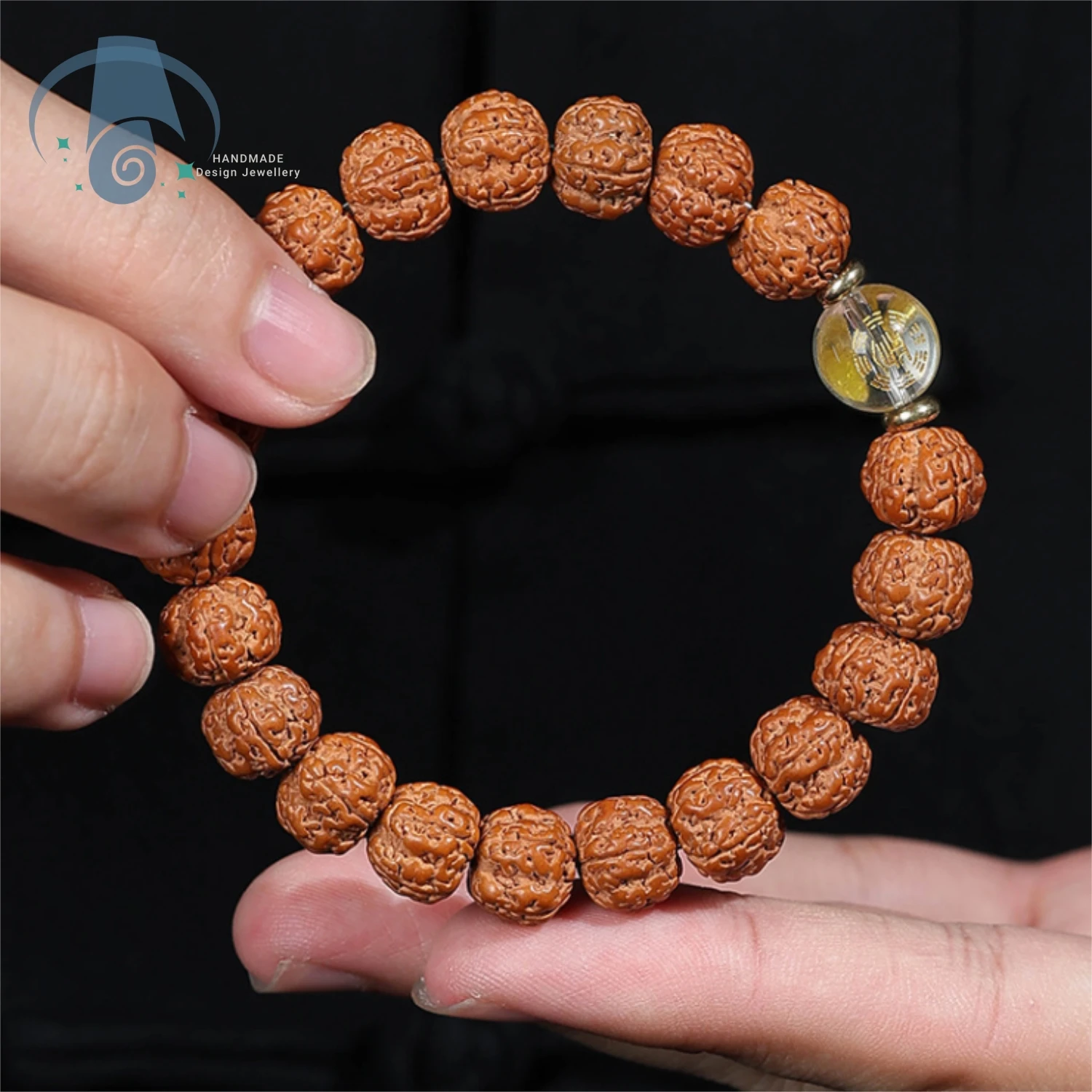 Natural Five Elements Nepalese Vajra Bodhi Hand String Tibetan Cultural Play Ethnic Style Men's and Women's Jewelry