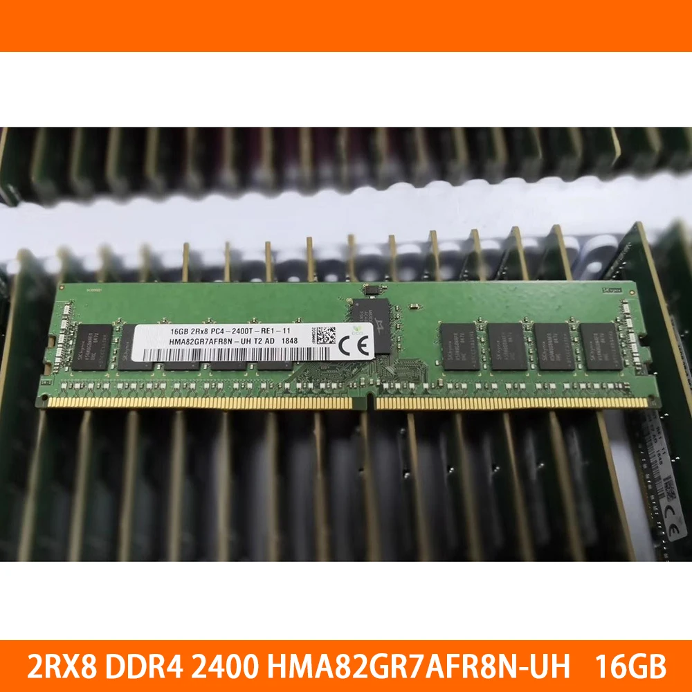 

1PCS For SK Hynix RAM 2RX8 DDR4 PC4-2400T ECC REG HMA82GR7AFR8N-UH 16GB 16G Memory High Quality Fast Ship