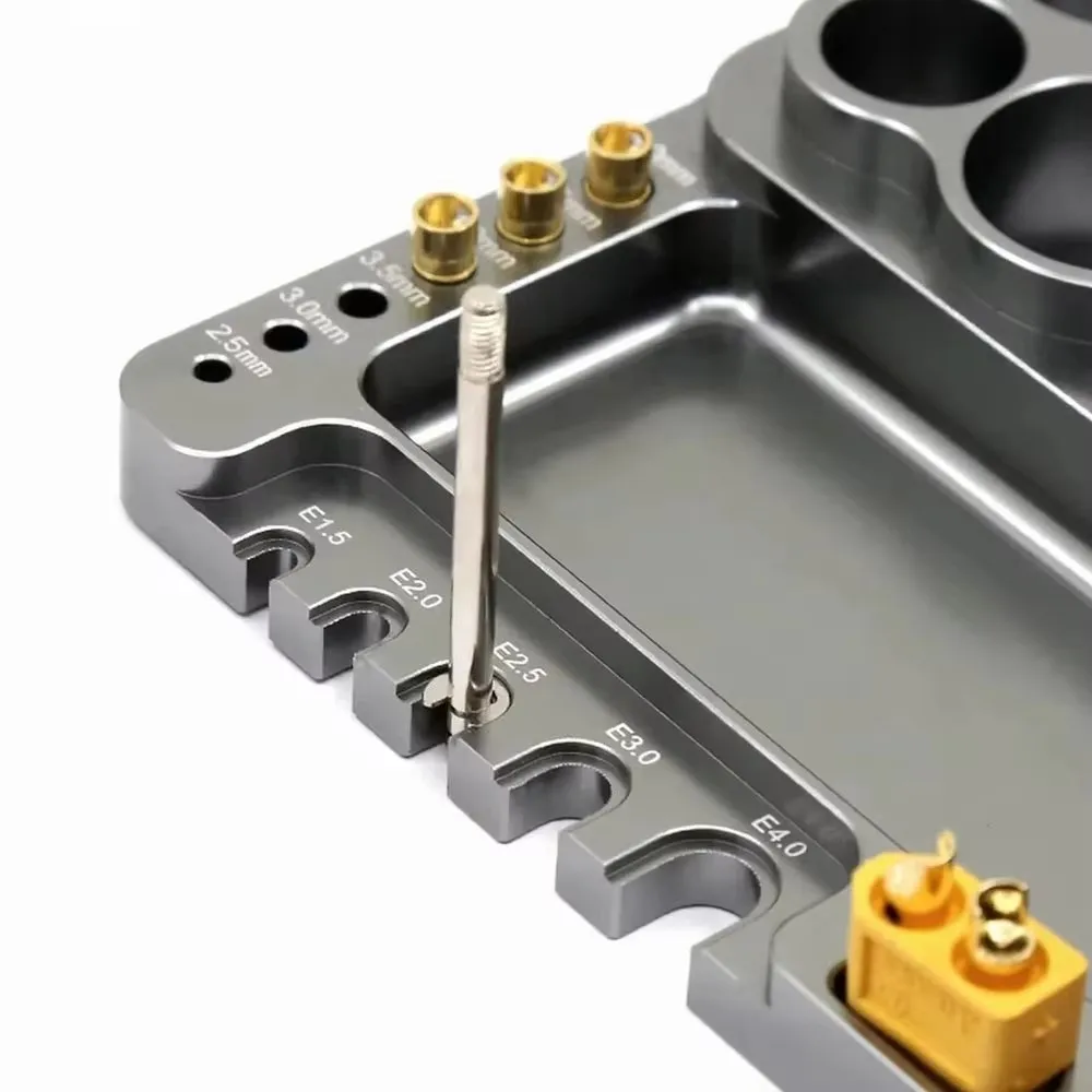 1/8 1/0 1/12 1/14 RC Auto Boot Drone Schroevendraaier Reparatie Tool Plank Hex Schroevendraaier Kit Houder Gereedschapsrek Opslag Schroef Lade