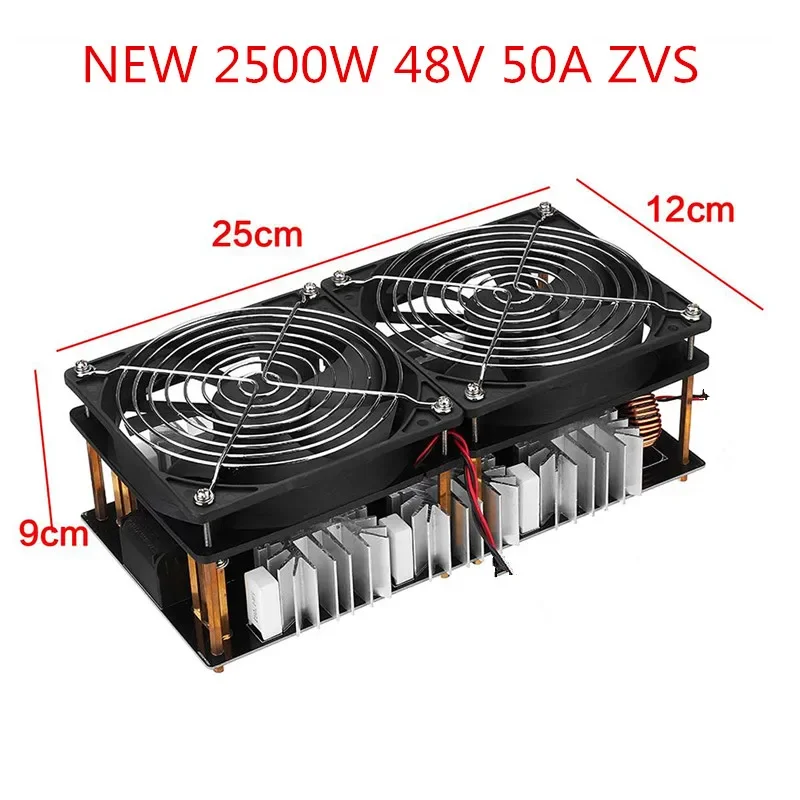 New 2500W ZVS Induction Heater Heating PCB Board Heating Machine Melted Metal + Coil Mayitr+ Crucible+Pump+Power Supply