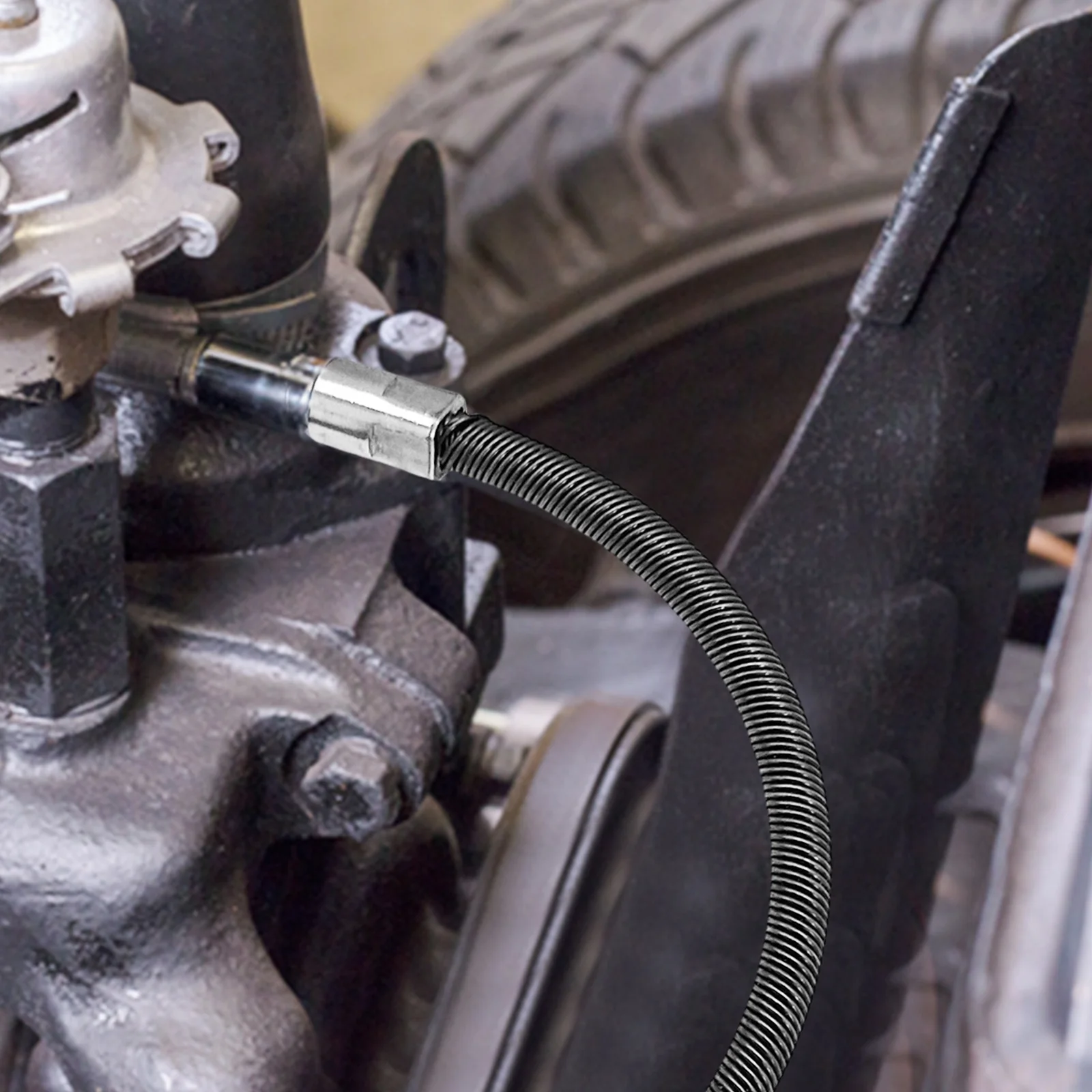 1 шт., 1/4 дюйма, квадратный адаптер, гибкий торцевой ключ, многофункциональная гибкая шлифовальная отвертка с нескользящей мягкой ручкой