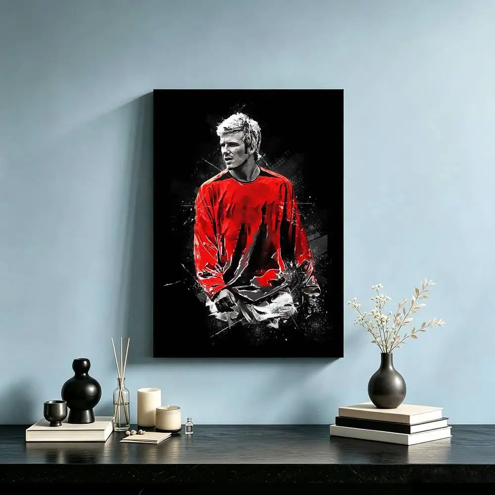 Football player D-David Beckham Poster High Quality Dorm Living Room Aesthetic Wall Decoration Painting Stickers Gift