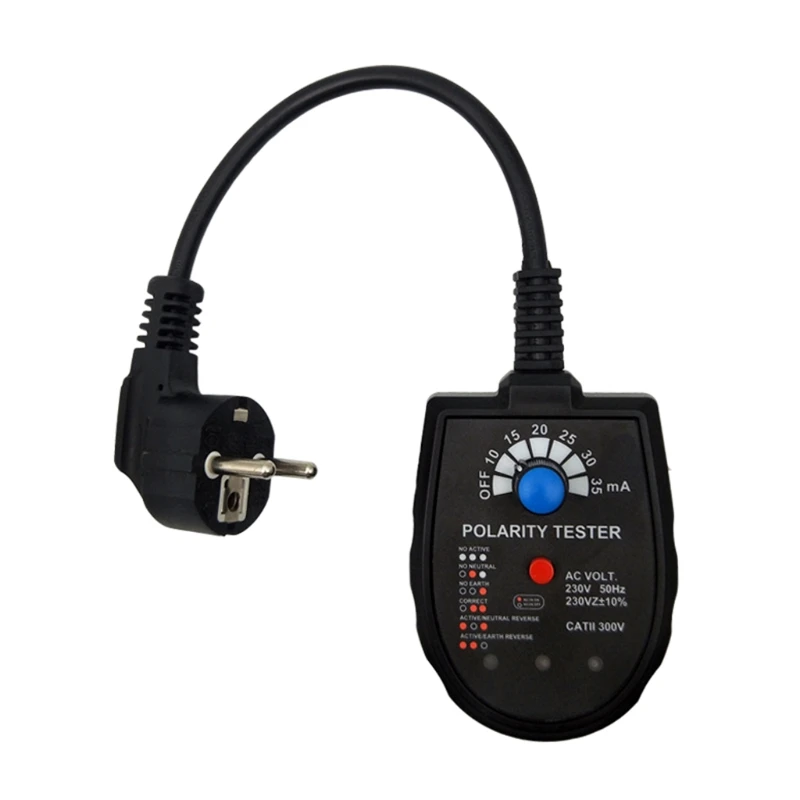 Electric Tester for Smart Power Socket Safety Leakage Detector Circuit Brea