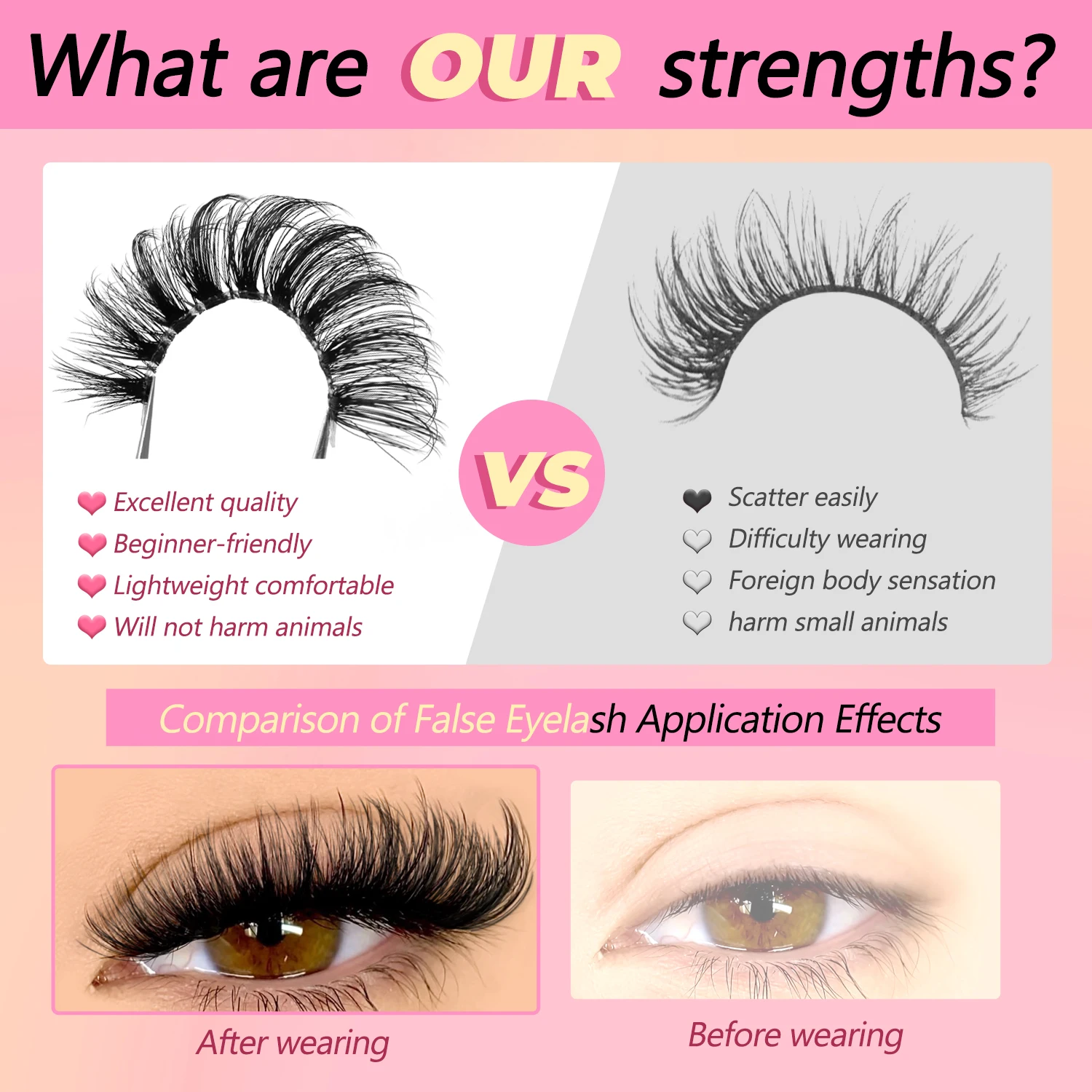 VELTRINAY 猫のまつげつけまつげロシアストリップまつげ 3D カールフェイクミンクまつげうっすらふわふわナチュラルつけまつげメイクアップ