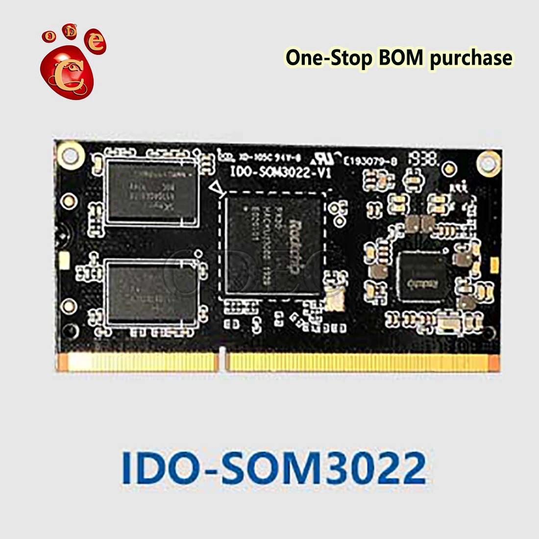 Placa base IDO-SOM3022PX30 Android, Rockchip PX30, solución de chip Goldfinger