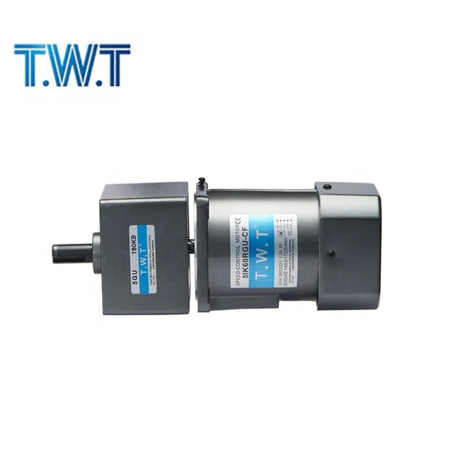 T.W.T 5IK60RGU--CF, 5GU180K, 220 V 3 phase AC Motor