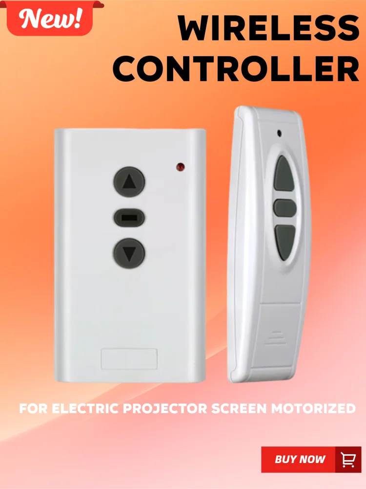 Home Assistant AC 220V Intelligent Digital RF Wireless Remote Control Switch System For Projection Screen/Garage Door/Blinds