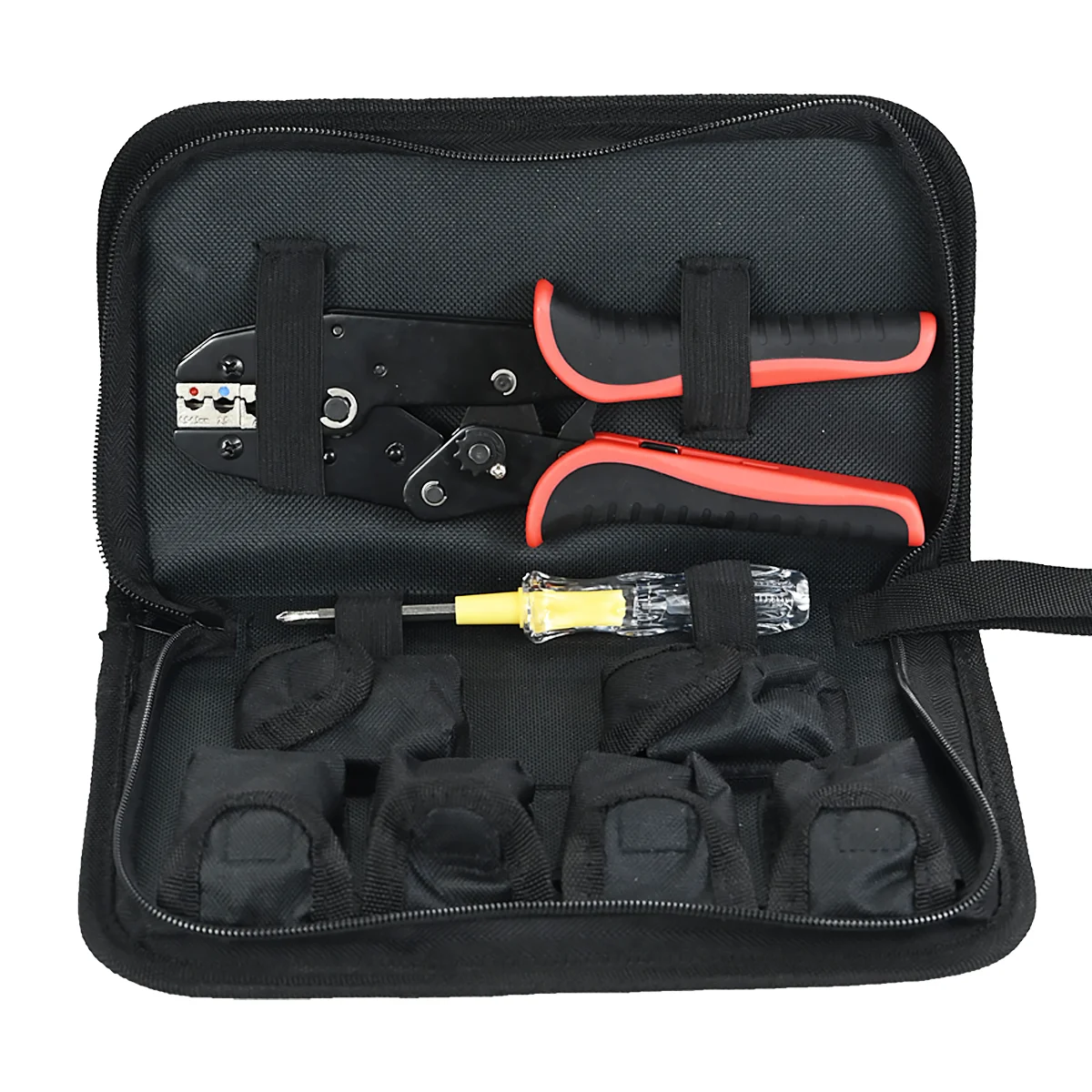 

03B 2546B 10WF 35WF 10A 125 Crimp Jaw Dies,PVTubularBareSpringHeatShrinkTerminal Parts Fit HSC8 HS-30J Electric Wire Crimp Tool
