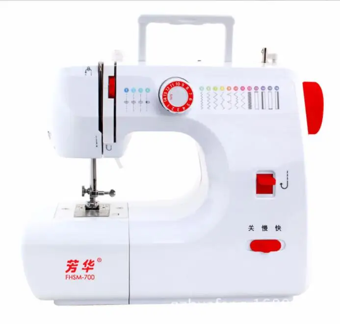 JA1-1 Household home Sewing Machines Mini Portable Overlock Buttonhole Eat Thick Household Sewing Machine