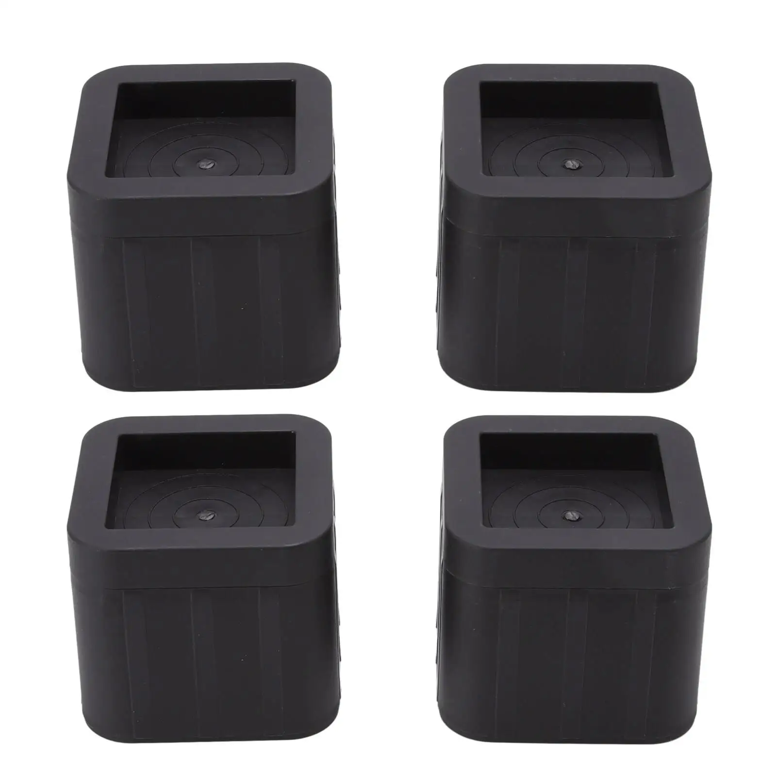 Black Furniture Risers for Chair & for sofa Leg Height Increase | Elevate Your Furniture with Protectors