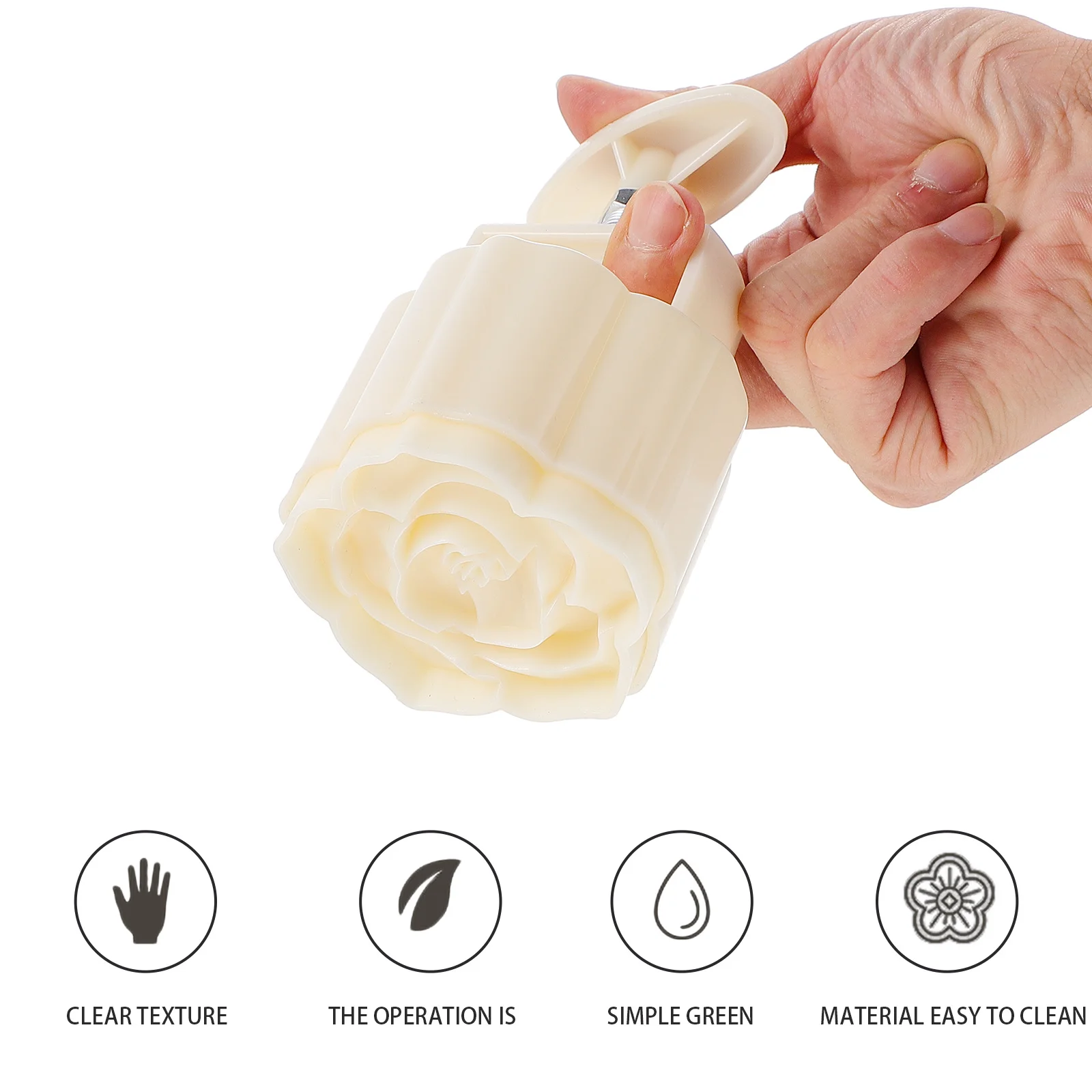 

1Set Rose Shape Cake Molds Non-Stick Flower Modeling Baking Tools DIY Creative Cake Making Molds Household Baking
