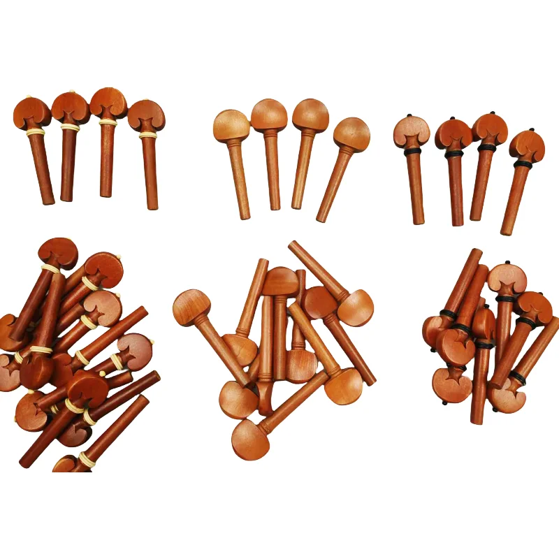 28pcs Violin Peg, 4/4 Violin String Tuning Pegs Jujube Wood Fiddle