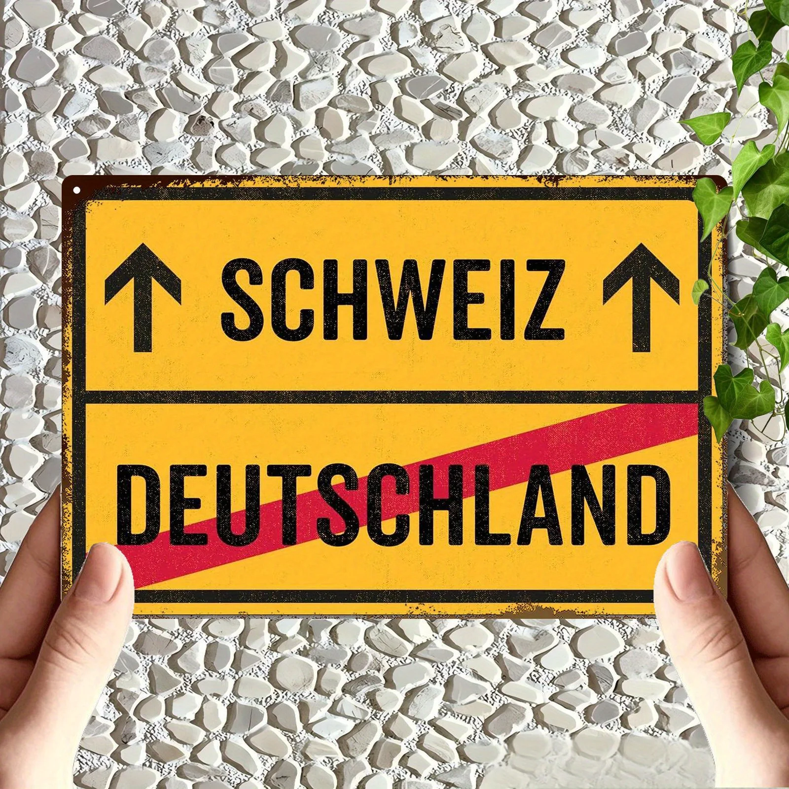 Germany Home Decor - 2D plat, vintage Zwitserse en Duitse