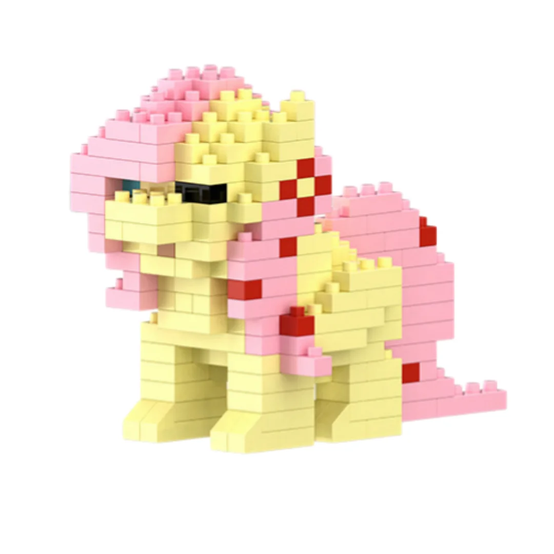 Niedliches Regenbogen-Pony Baustein-Spielzeug Geburtstagsgeschenk Kleine Ornamente – Detail 8