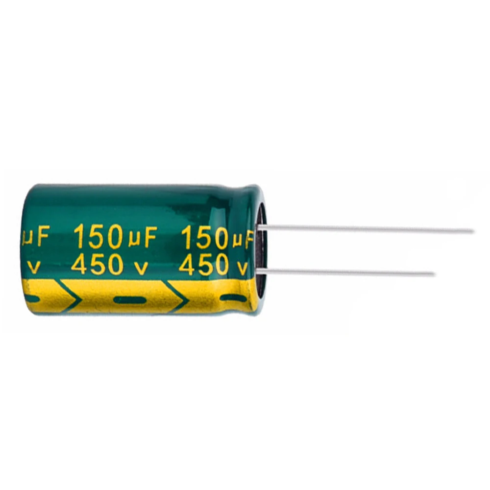 2 sztuk/partia 450V 150UF rozmiar 18*30MM wysokiej częstotliwości niska impedancja 450V150UF aluminiowy kondensator elektrolityczny 20%